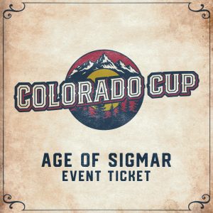 Colorado Cup - Age of Sigmar Standard Ticket